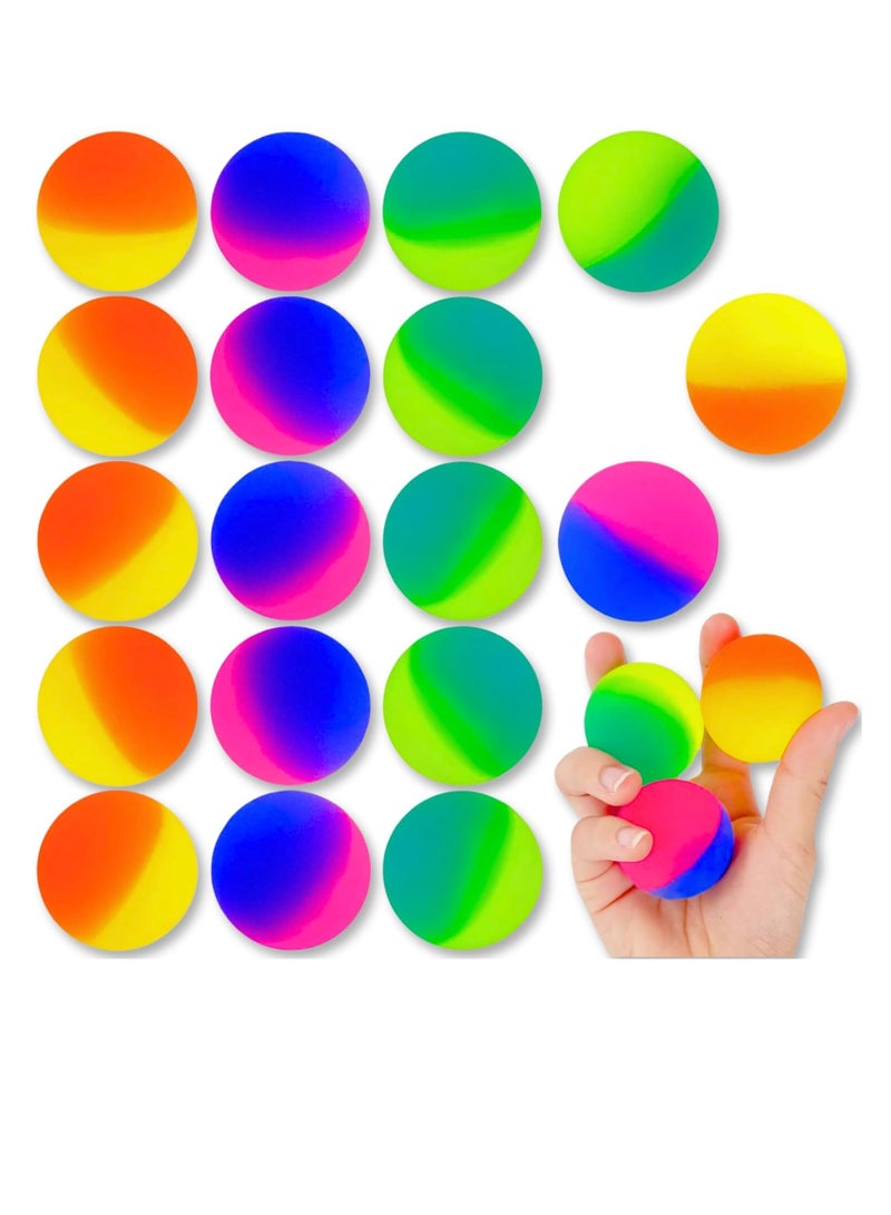 ARGT كرات قفز عالية ARGT 24 قطعة | كرات مطاطية قفز 32 مم | لعبة ممتعة متعددة الألوان للأطفال | هدايا حفلات، جوائز ووقت اللعب - Image 1