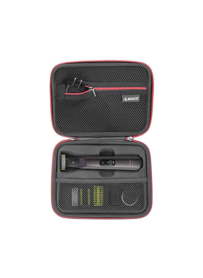 RLSOCO حافظة صلبة لآلة حلاقة اللحية والجسم الكهربائية Philips OneBlade Pro 360 الأصلية من RLSOCO - تناسب Philips QP6530/23،QP6652/35،QP6652/30،QP6542/10،QP6651/30 (حافظة فقط) - Image 1