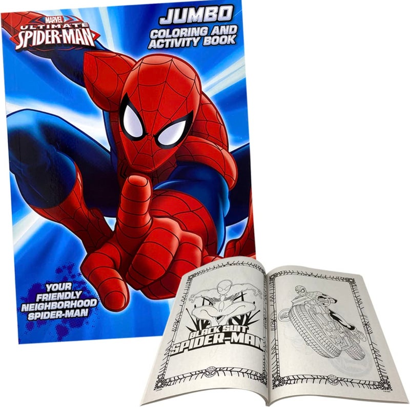 MARVEL Spiderman Coloring & Activity Book Set Bundle (2 Books) - Image 5