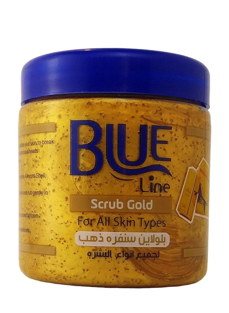 BLUE LINE Face Scrub Gold 300gm - Image 1