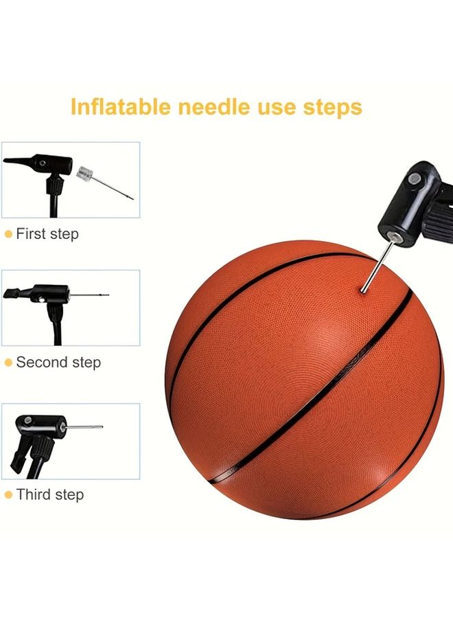 Stainless Steel Inflation Needles 10 Pack Dual Port Ball Pump Adapters For Sports Balls Soccer Basketball Footballs Durable Inflator Needles Set - Image 5
