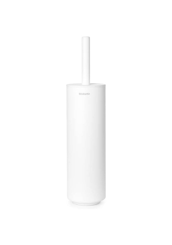 brabantia فرشاة وم holder مرحاض برابانتيا مايندست - فرشاة سيليكون صحية مع مقبض فولاذي - أبيض نقي - Image 1