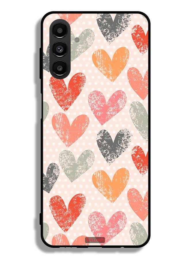 Tolwak Samsung Galaxy A13 5G Protective Case Cover Hearts Art - Image 1