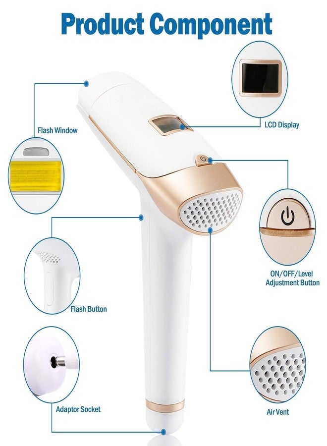 Dratal Laser Hair Removal Permanent, Painless IPL Hair Removal - Ideal for Women & Men Bikini, Legs, Arms, Armpits Hair Remover - Uses Most Effective 300000 Flashes IPL Technology DT-05 (DT-187) - Image 4