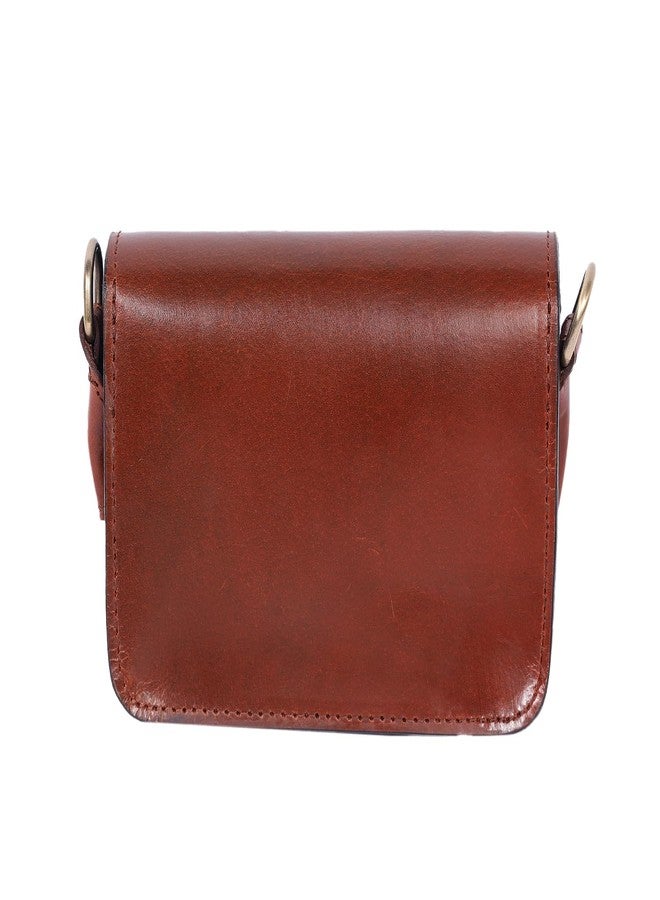 Celtic Compact Genuine Leather Triple-Compartment Sling Clutch - Image 4