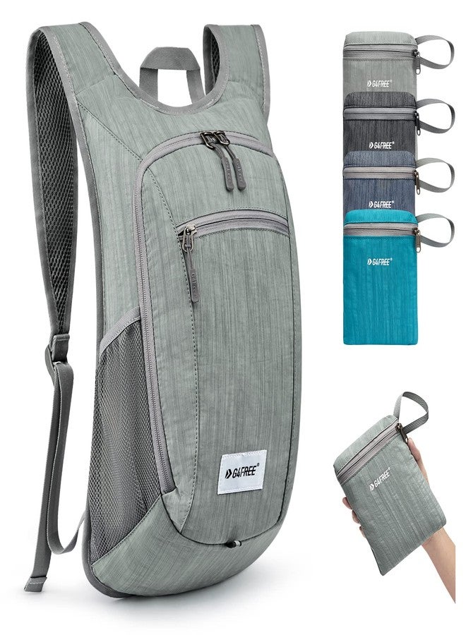 G4Free Small Foldable Backpack 10/15L Lightweight Foldable Outdoor Travel Backpack Shoulder Bag, grey, 20Liters, Classic - Image 1