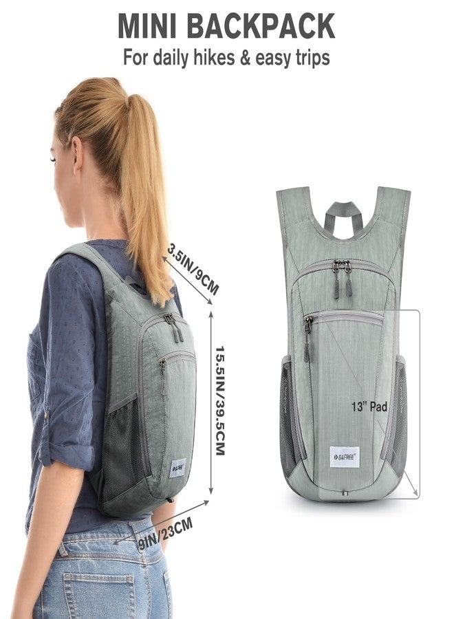 G4Free Small Foldable Backpack 10/15L Lightweight Foldable Outdoor Travel Backpack Shoulder Bag, grey, 20Liters, Classic - Image 3