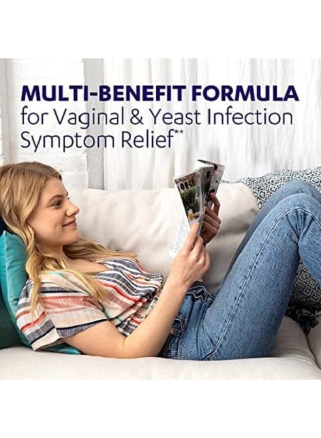 أقراص AZO Yeast Plus المزدوجة للإغاثة من عدوى الخميرة وأعراض المهبل تخفف الحكة والحرق في المهبل - 60 عددًا - Image 3