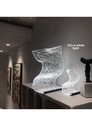 High-looking Acrylic Streamer Lamp Creative Table Lamp Bedroom Bedside Lamp Atmospheric Night Light Dormitory Lamp Ins Style-Color:White Light + Usb Switch Cable - One Usb Switch Cable - pzsku/ZEC2411A4BAB22532279DZ/45/_/1741598543/41aee5c3-8c82-40b1-8532-f44264099c9f