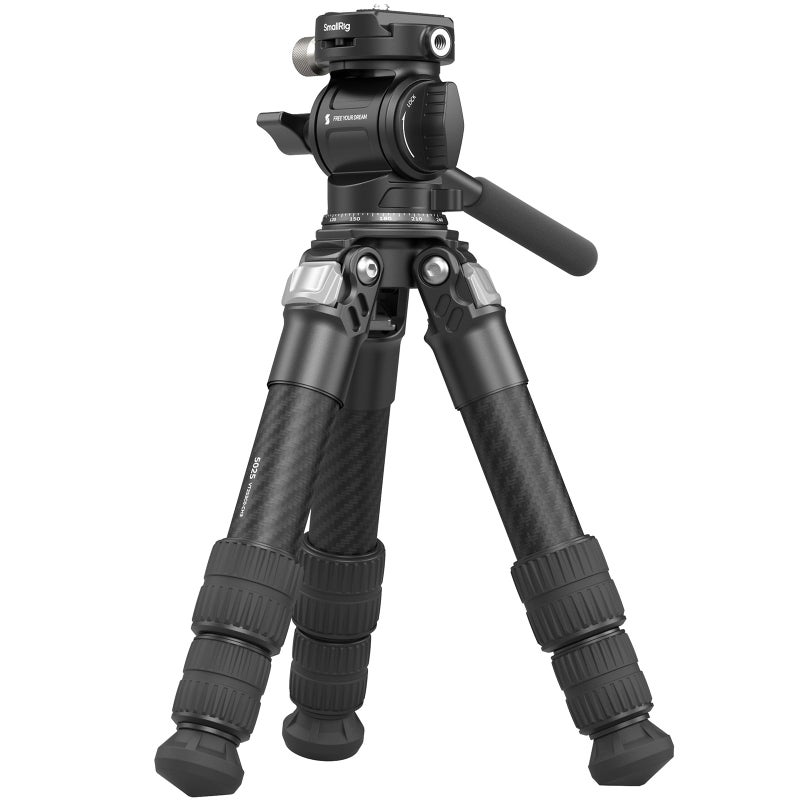 SmallRig Portable Carbon Fiber Tabletop Tripod Kit 17 Compact Mini Desktop Tripod with Video Head High LoadBearing Builtin QR Plate for Arca Max Load 3kg 66lb for Cameras DSLR - Image 2