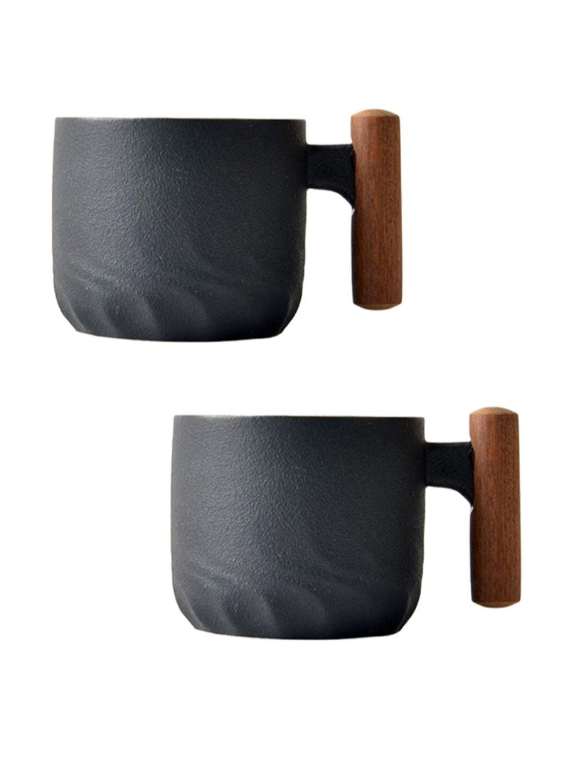 مجموعة قهوة سيرامية عالية الجودة، أنيقة وبسيطة، فناجين شاي، كابتشينو، لاتيه، شاي تركي، إسبريسو - Image 1