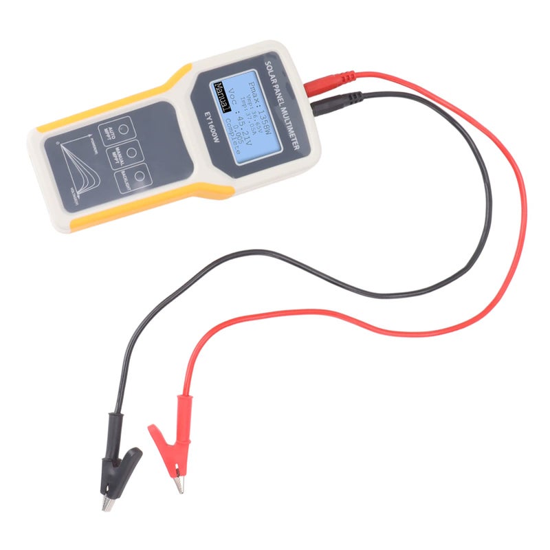 عداد الألواح الشمسية متعدد القياسات MPPT جهاز اختبار الطاقة الكهروضوئية شاشة LCD عرض الفولتميتر أميتر التيار - Image 3