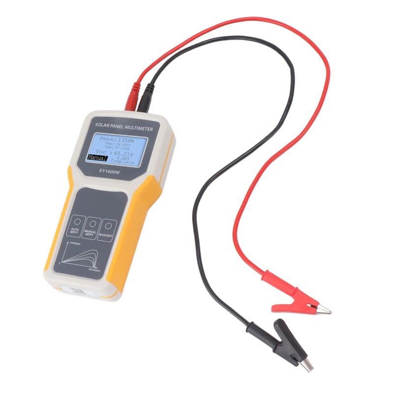 عداد الألواح الشمسية متعدد القياسات MPPT جهاز اختبار الطاقة الكهروضوئية شاشة LCD عرض الفولتميتر أميتر التيار - Image 4