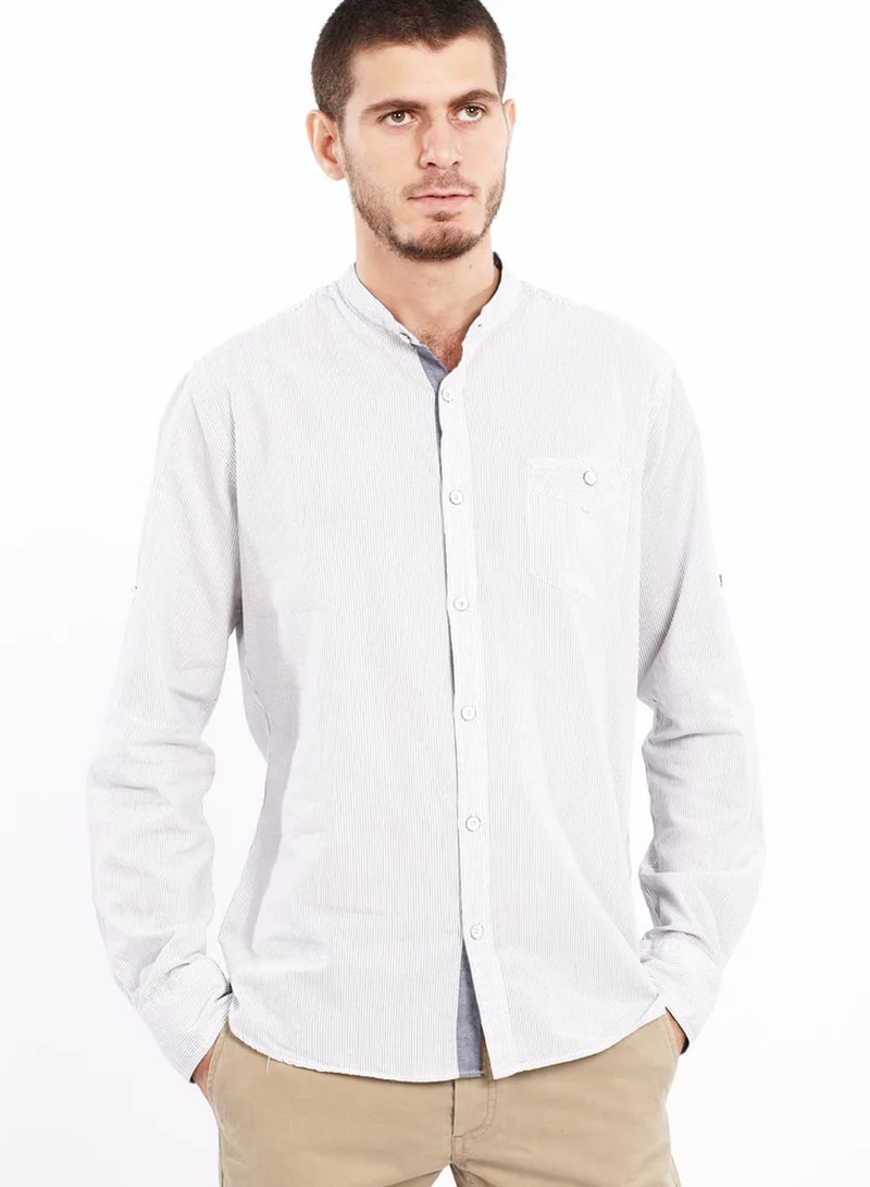 FQ1924 Solid Long Sleeve Shirt