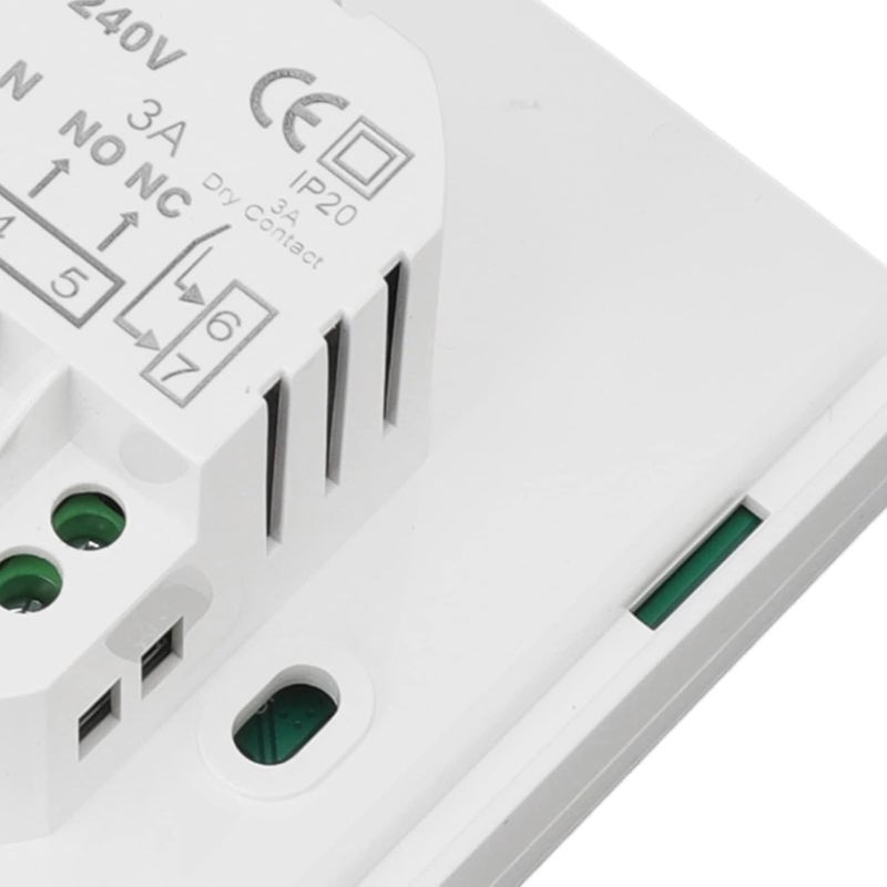 مناسب لمناخ الخليج منظم حرارة قابل للبرمجة بشاشة لمس LCD مع تقنية التحكم بالكمبيوتر الدقيق، جهاز تحكم ذكي في درجة الحرارة للمنزل يمكن تخزين في أي مكان - Image 5