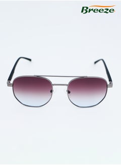 Breeze Polarized Sunglasses for men Driving sunshade glasses Metal material Gradient grey eyewear  - Image 1
