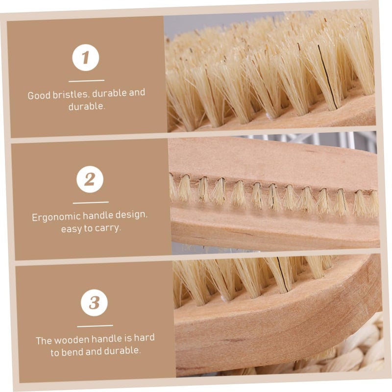 Double Sided Nail Brush with Gentle Bristles for Cleaning Manicure Home Travel Outdoor Use - Image 3