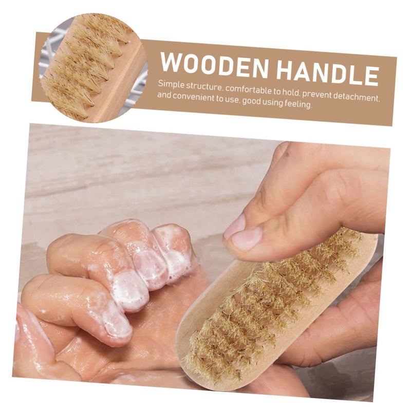 Double Sided Nail Brush with Gentle Bristles for Cleaning Manicure Home Travel Outdoor Use - Image 5