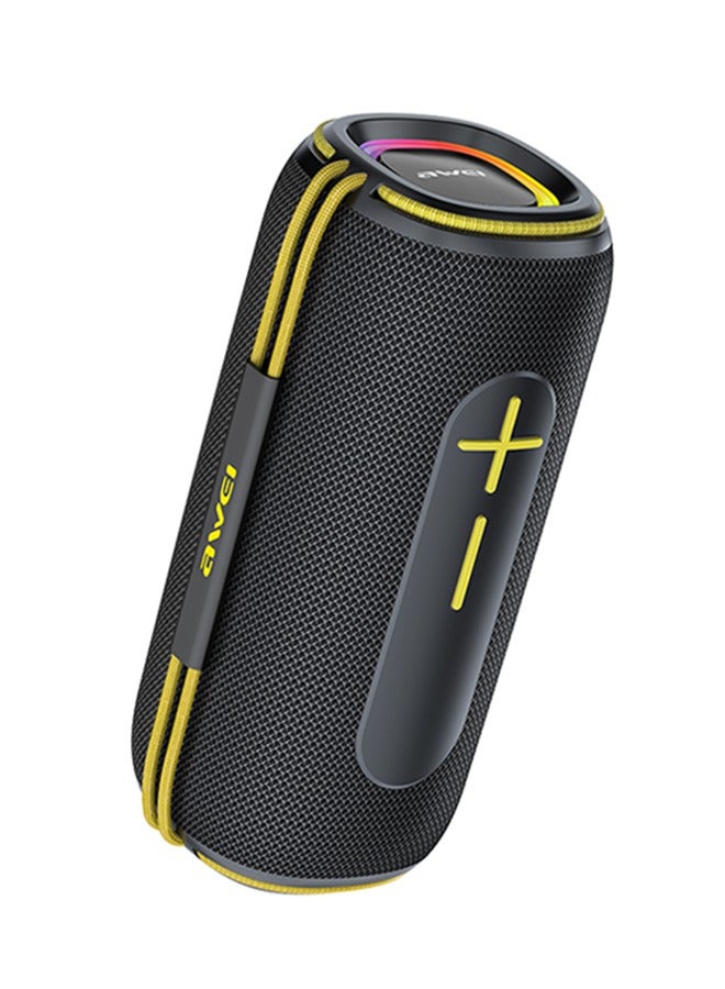 Awei Portable Bluetooth Speaker, 360 degree surround sound, IPX5 waterproof, supports TWS tandem,20W dual speakers, long 2400mAh battery life - Great for outdoor parties, camping, beach and home use - High-performance sound system, high value and good sound quality - Image 1