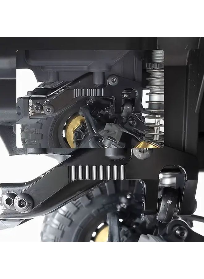 لوحة انزلاق معدنية من النوع A قضيب ثابت لـ TRX4 TRX6 T4 شريط مقاوم للانقلاب - Image 3