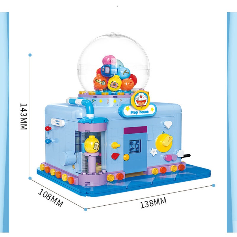Doraemon Street Scene Building Block Display Piece - Image 4