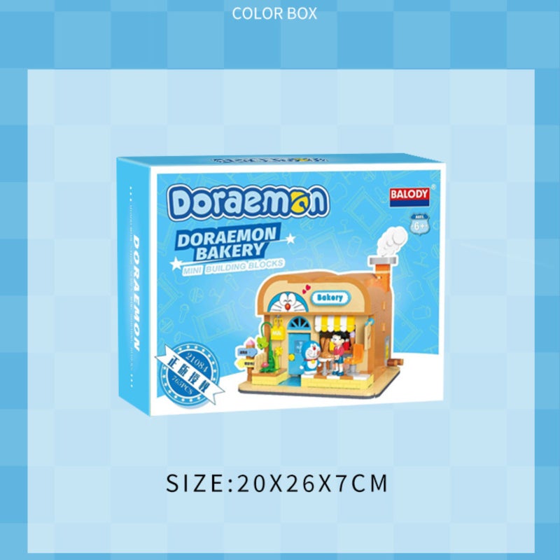 Doraemon Street Scene Building Block Display Piece - Image 5