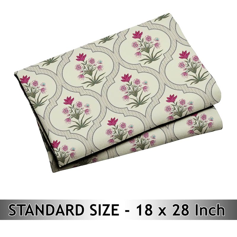 VAS COLLECTIONS Premium 160 TC Microfiber 3D Printed Pillow Covers | Regular Pillow Cases | 2 Piece Pillow Cover, (17 x 27 inches), Greenish Yellow - Image 5
