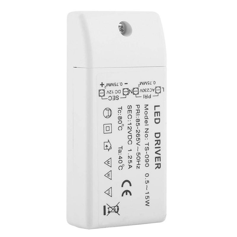 klarako LED Power Supply,18W LED Adapter Transformer Switch AC 85-265V to DC 12V SMD Switching Converter for LED Strip Light(15W) - Image 4