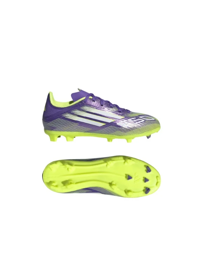 Adidas Adidas F50 League Fg/Mg J U Purple Football/Soccer Shoes For Kids