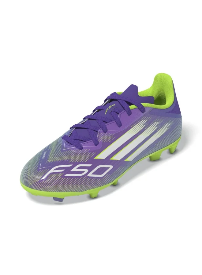 Adidas Adidas F50 League Fg/Mg J U Purple Football/Soccer Shoes For Kids