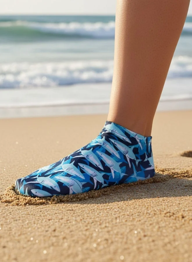 Slipstop Slipstop Jack Adult Foil Print Non Slip Water and Beach Shoes UPF 50 Plus Sun Protection Lightweight Quick Dry Swim Ready Footwear