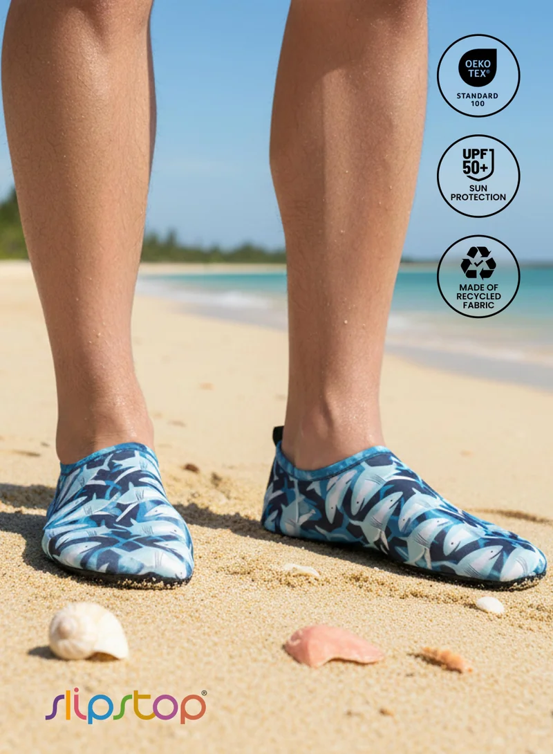 Slipstop s Slipstop Jack Adult Foil Print Non Slip Water and Beach Shoes UPF 50 Plus Sun Protection Lightweight Quick Dry Swim Ready Footwear  | Best Price UAE