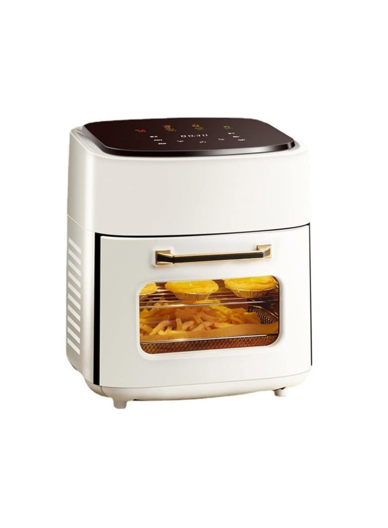 Marado AF-15 Digital Air Fryer 15L, 1400W Oil-Free Cooker with Touchscreen & Viewing Window, White - Image 1