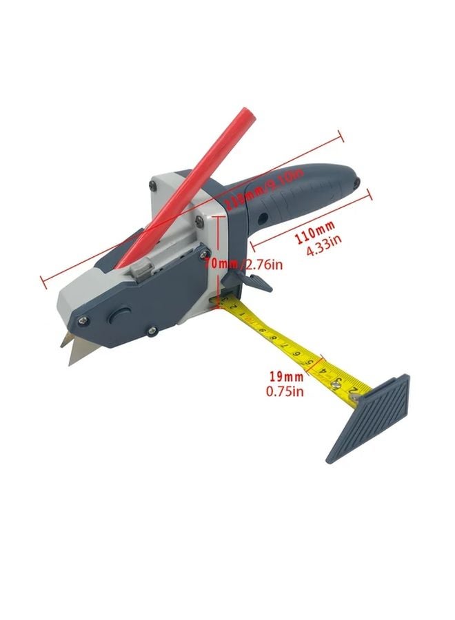 Manual Portable Plaster Cutter With 196.85 Inch Ruler And 5 Blades Heavy Duty Metal Alloy Blade - Image 3