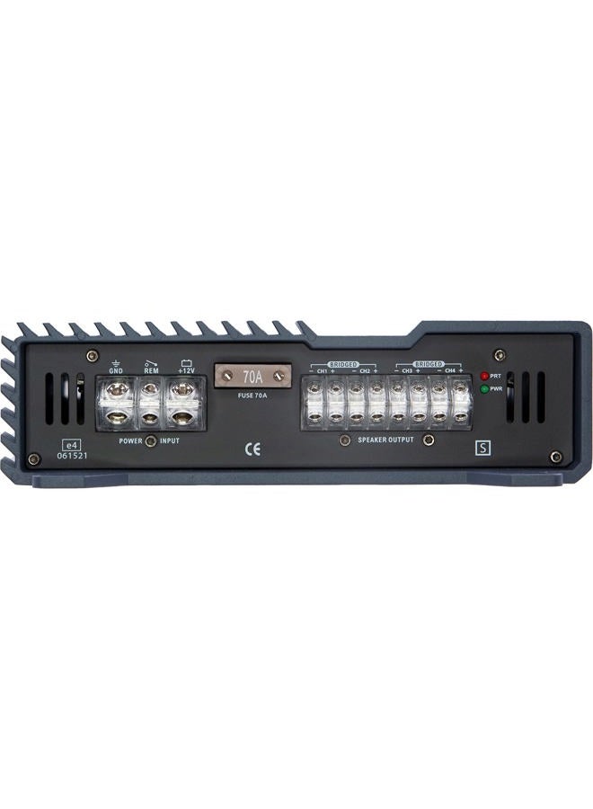 Hifonics BXX1600.4 1600 Watt RMS 4-Channel Stereo Speaker Amplifier Brutus Car Audio, Chrome - Image 3
