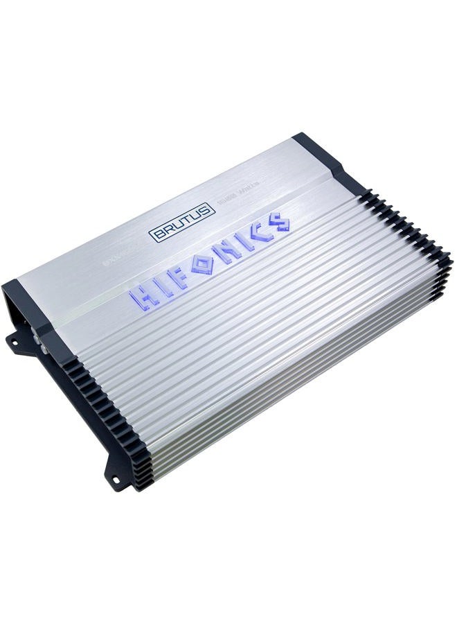 Hifonics BXX1600.4 1600 Watt RMS 4-Channel Stereo Speaker Amplifier Brutus Car Audio, Chrome - Image 1