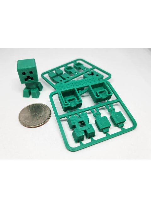 Minecraft Creeper Keychain Mockup Kit Card