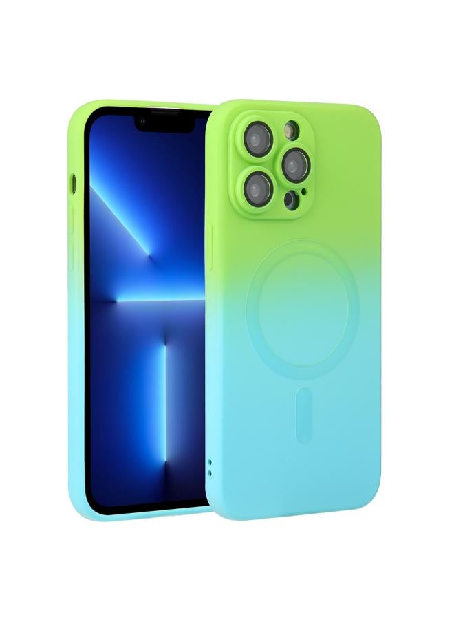 Zaboon Case For iPhone 13 Pro Liquid TPU Silicone Gradient MagSafe Phone Case - Image 1