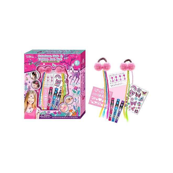 Tokidas Fabulous Hair & Tattoo Art Set-party accessories - Image 3