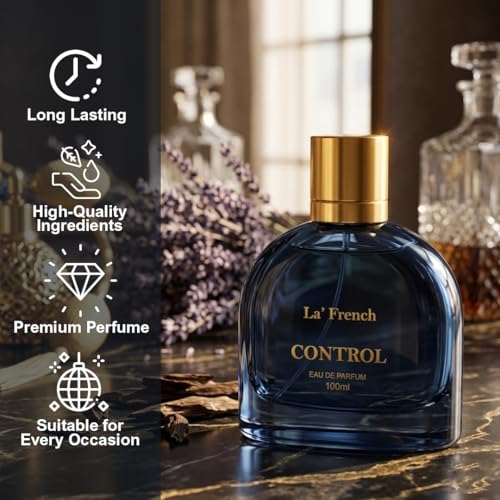 LA' French La French Control Perfume for Men & Women 100ml – Long Lasting Unisex Perfume | Eau De Parfum | Luxury Fruity, Spicy & Musky Fragrance - Image 4