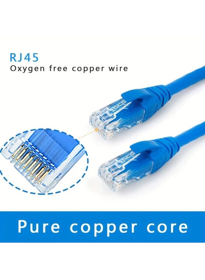 1pc 31 5inch Cat 5e Ethernet Cable Oxygen Free Copper Male to Male - Image 2