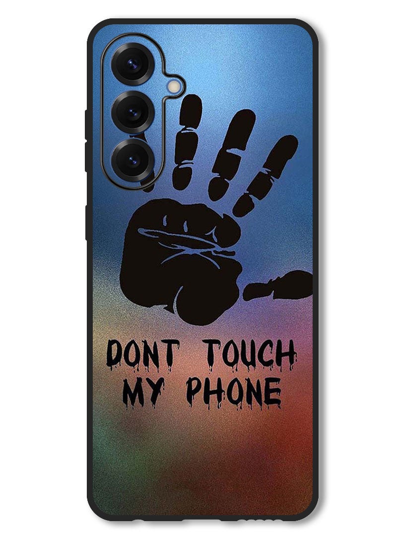 Theodor Case Compatible with Samsung Galaxy A56 Protection Shockproof Bumper Cover Dont Touch My Phone Hand - Image 1