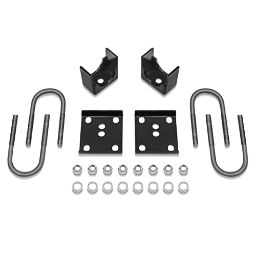 JY PERFORMANCE Truck Rear Axle Flip Kit 5" Drop C Notch Kit Shock Compatible With 1973-1987 Chevrolet C10 C15 GMC 1/2 Ton Truck Rear Lowering Flip Kit 7387CNF-K - Image 2
