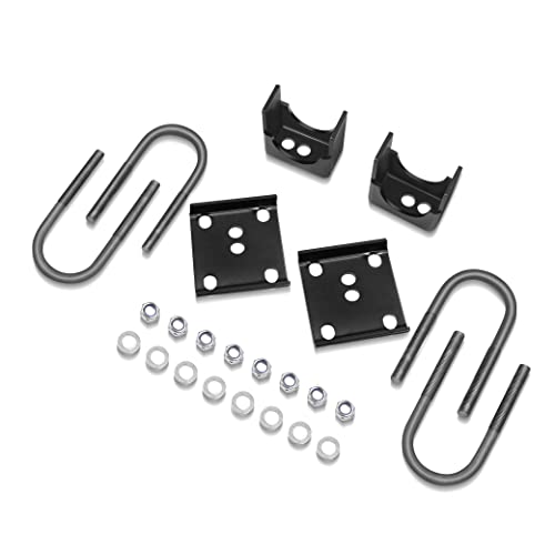 JY PERFORMANCE Truck Rear Axle Flip Kit 5" Drop C Notch Kit Shock Compatible With 1973-1987 Chevrolet C10 C15 GMC 1/2 Ton Truck Rear Lowering Flip Kit 7387CNF-K - Image 4