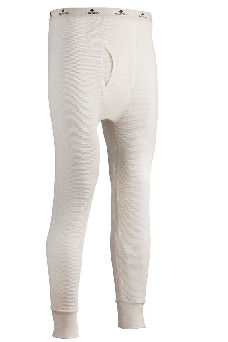 Indera Men's Raschel Knit Heavyweight Thermals Long Johns Underwear Pant, Natural, 4X - Image 4