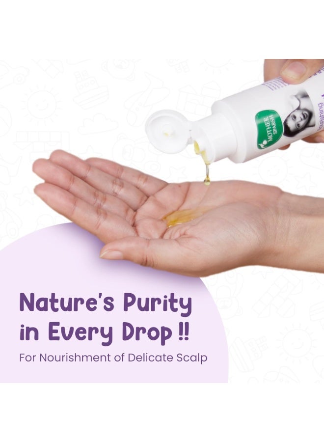 Mother Sparsh Nourishing Baby Hair Oil | Soothe & Nourishes Delicate Baby Scalp | Suitable Hair Oil for Newborns | Paraben Free, Sulphate Free- 100ml - Image 3