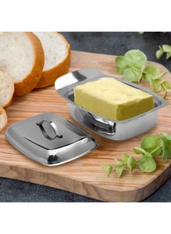 Steel Butter Dish Stylish Brushed Stainless Steel - pzsku/ZEC25C9E7E945A551292BZ/45/_/1722670055/8e66be19-eaf0-4797-afd8-1561a391a296