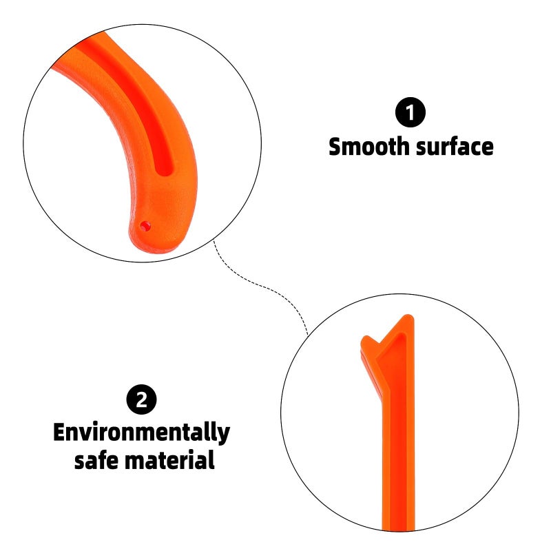 Orange PP Push Block And Handle For Table Saw Safety Woodworking Tools - Image 4