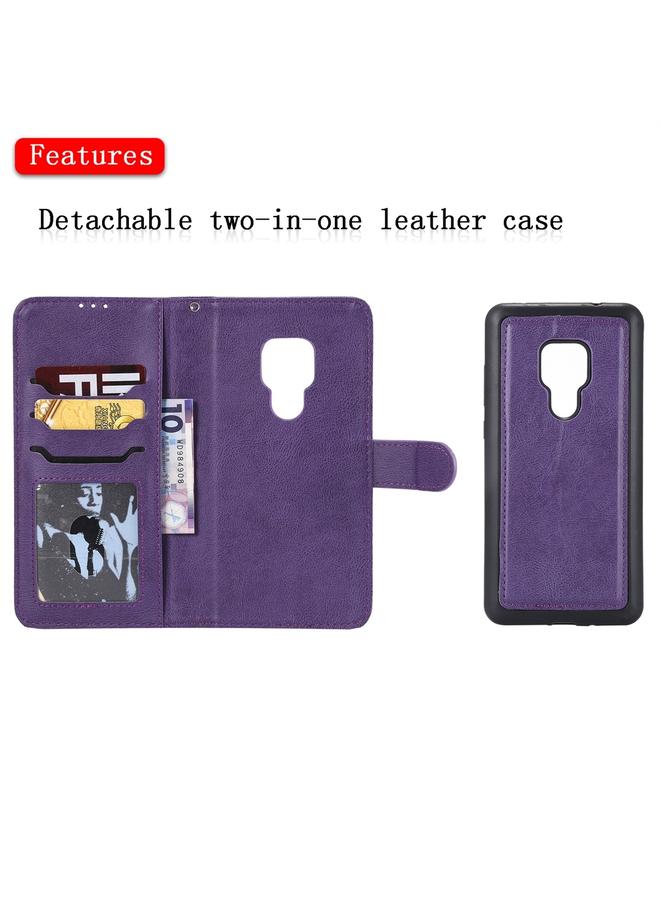 S-TOP Case For Huawei Mate 20 Solid Color Horizontal Flip Protective Case with Holder & Card Slots & Wallet & Photo Frame & Lanyard - Image 4