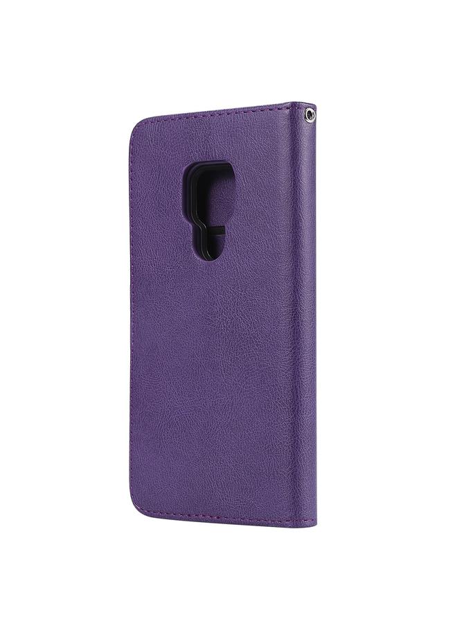 S-TOP Case For Huawei Mate 20 Solid Color Horizontal Flip Protective Case with Holder & Card Slots & Wallet & Photo Frame & Lanyard - Image 3